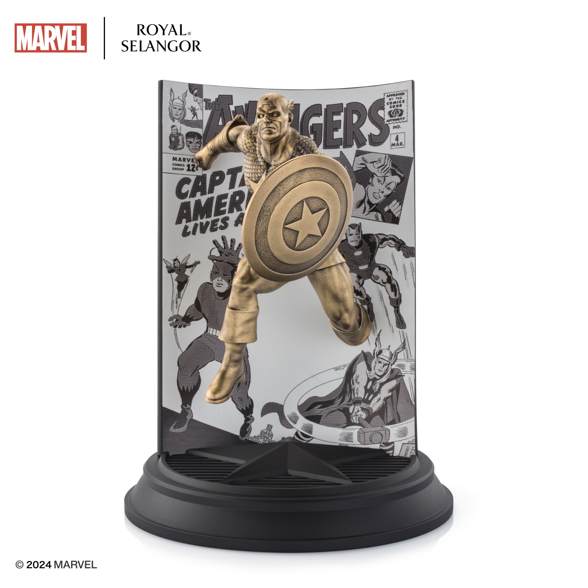 キャプテン・アメリカ ”The Avengers #4” ゴールドエディション (世界限定200体)