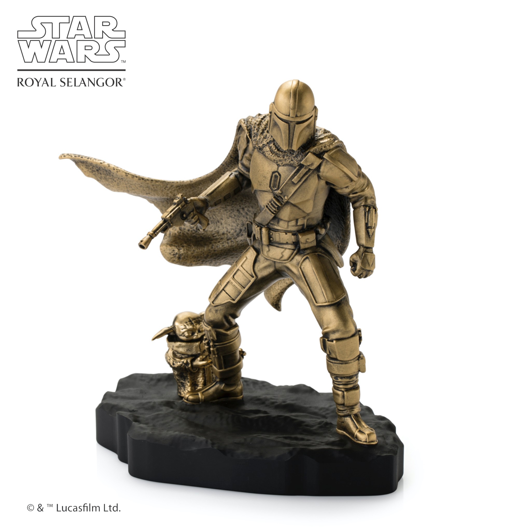 フィギュリン マンダロリアン ゴールドエディション (世界限定300体)