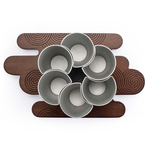 ROUNDS シックスカップ&トレイ