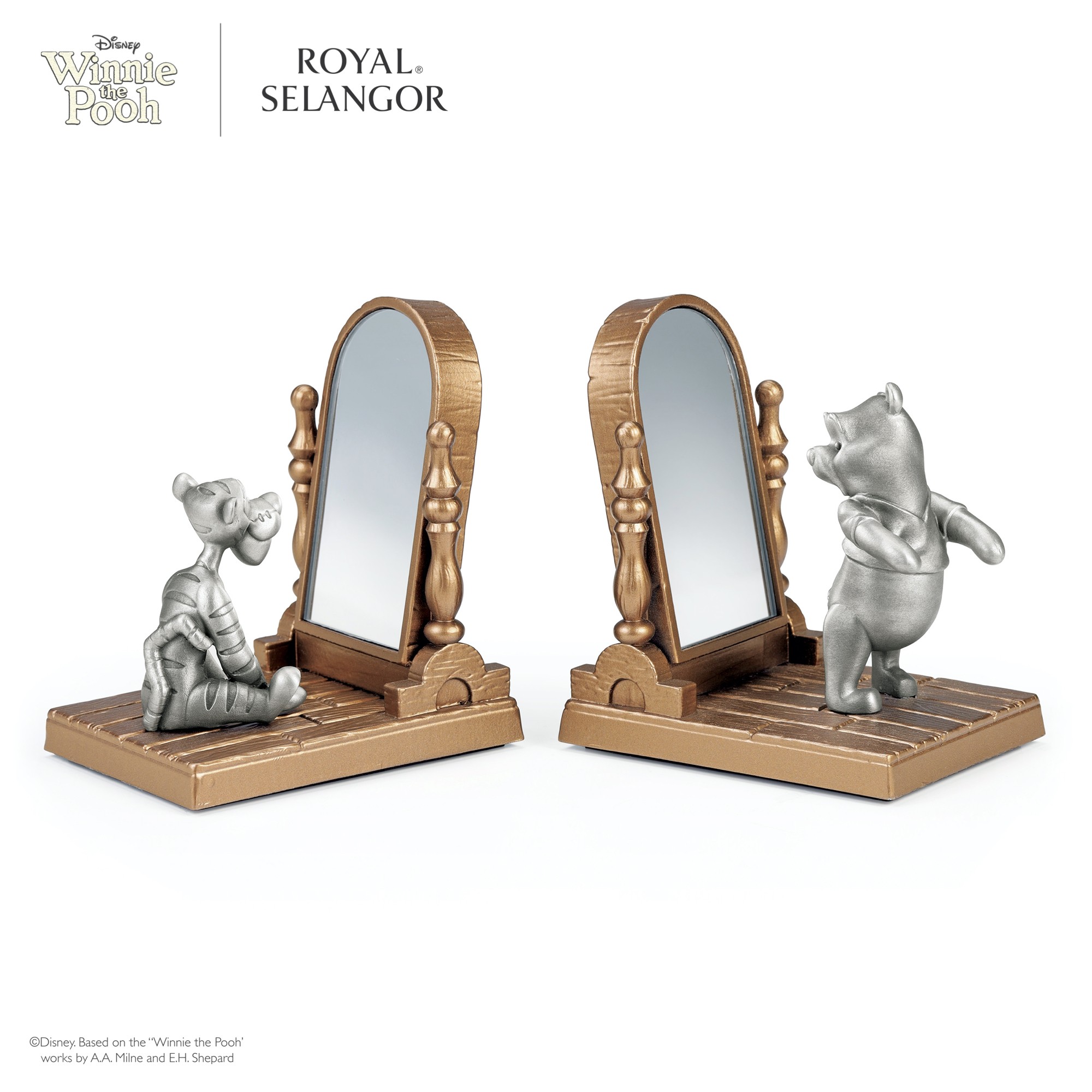 ペアブックエンド くまのプーさん&ティガー