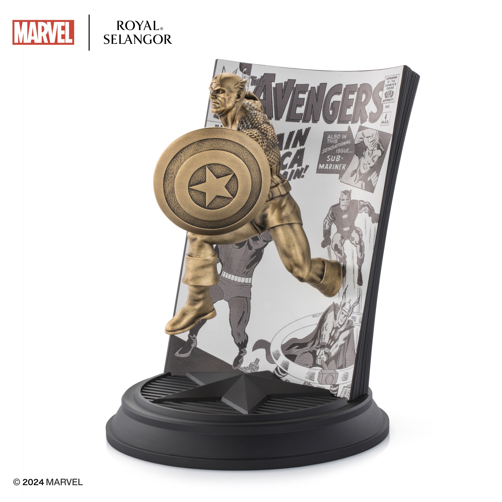 キャプテン・アメリカ ”The Avengers #4” ゴールドエディション (世界限定200体)