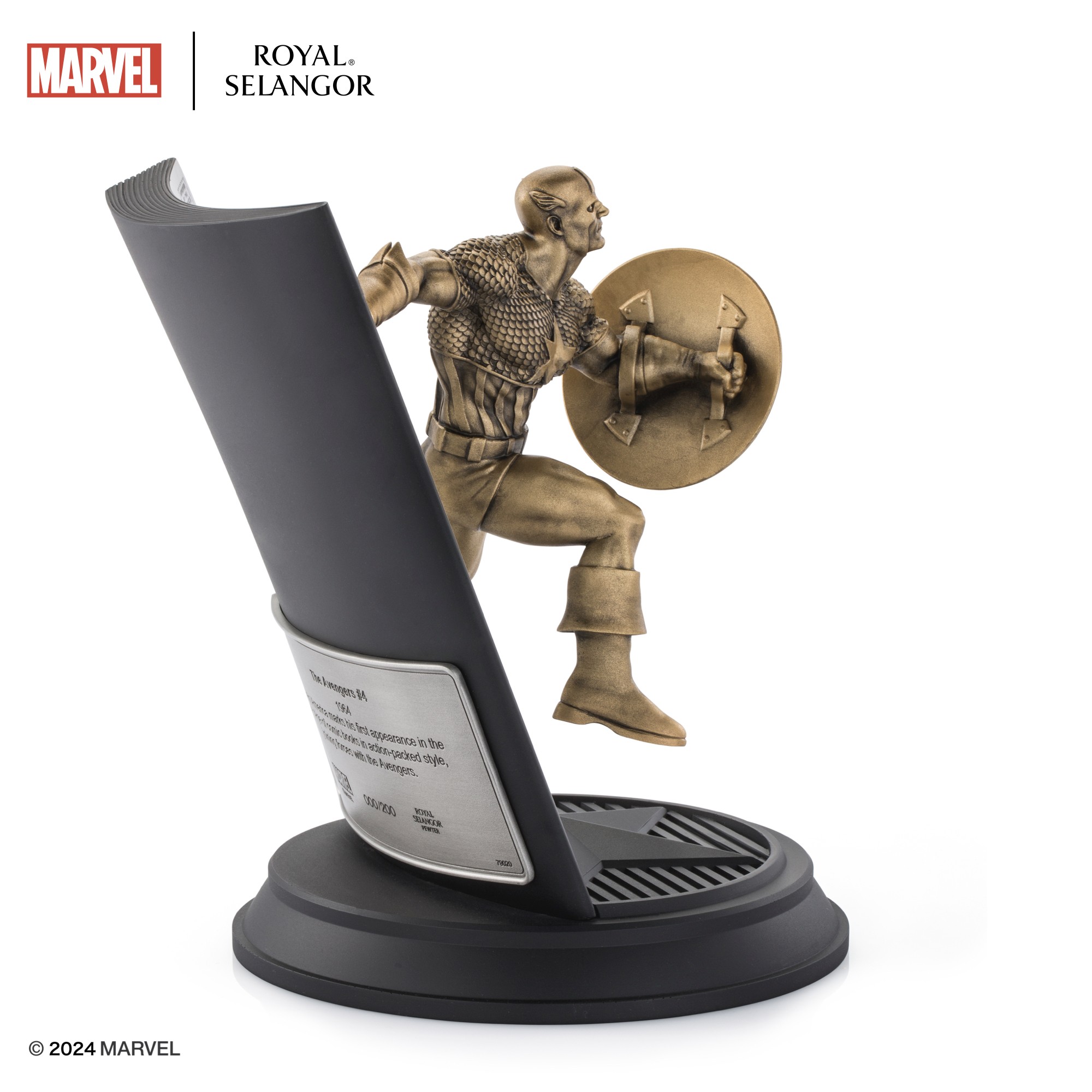 キャプテン・アメリカ ”The Avengers #4” ゴールドエディション (世界限定200体)