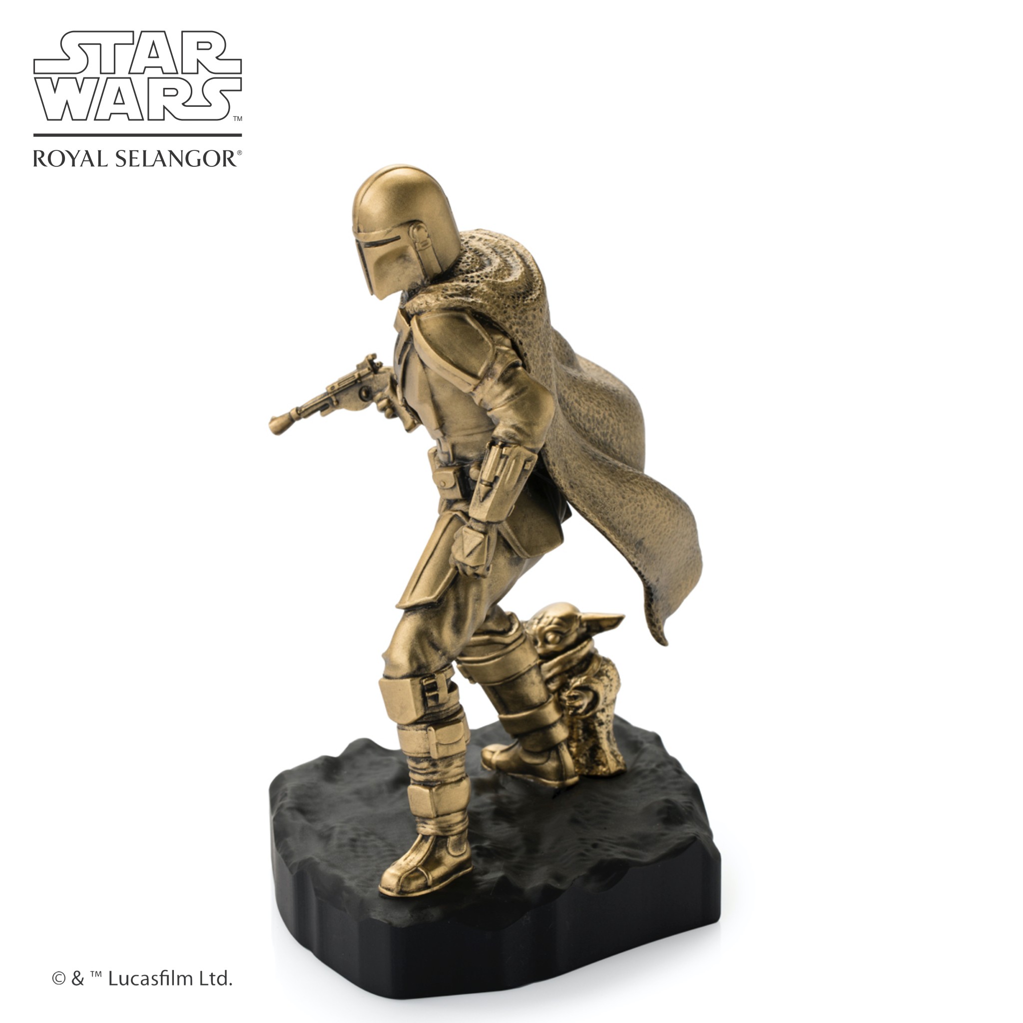 フィギュリン マンダロリアン ゴールドエディション (世界限定300体)