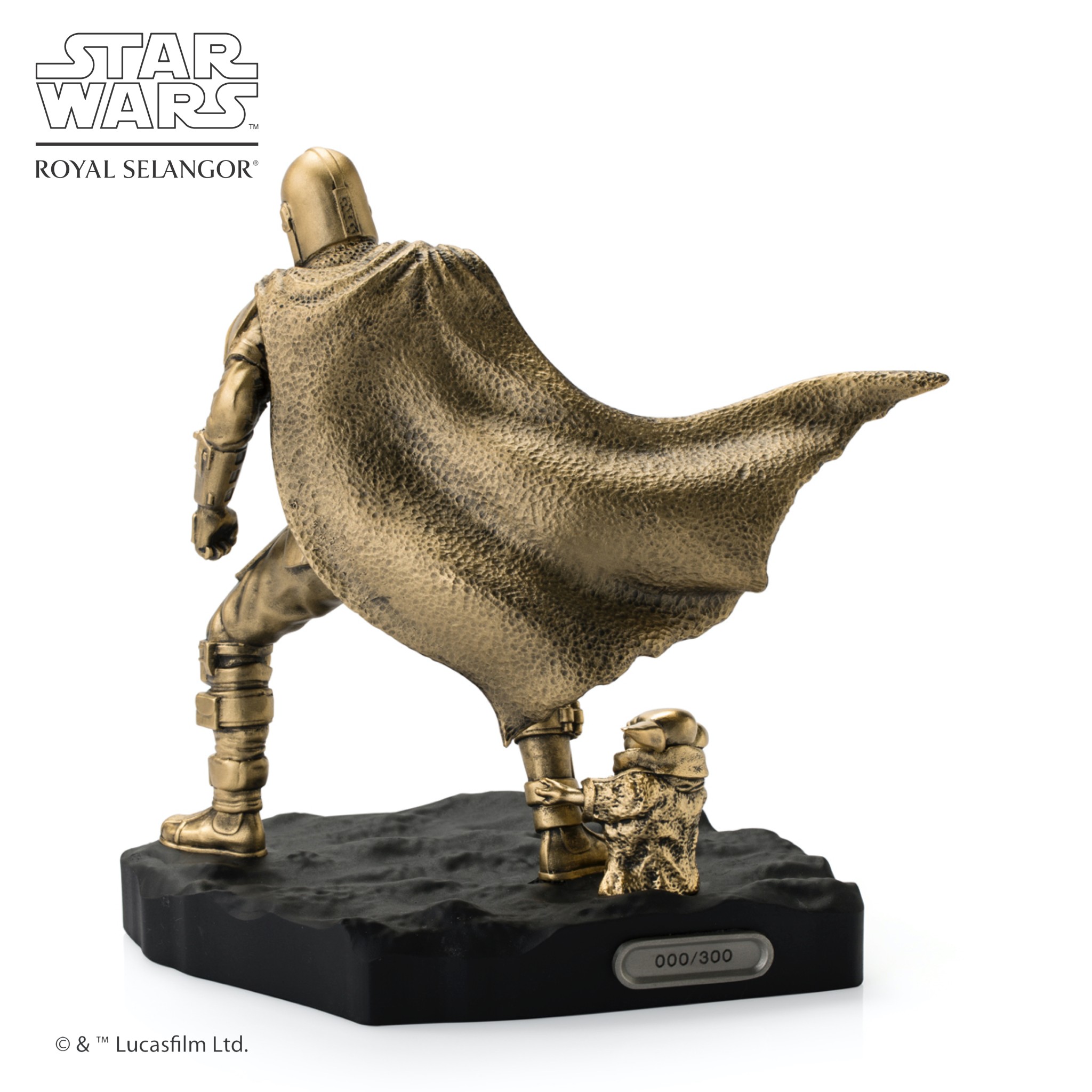 フィギュリン マンダロリアン ゴールドエディション (世界限定300体)