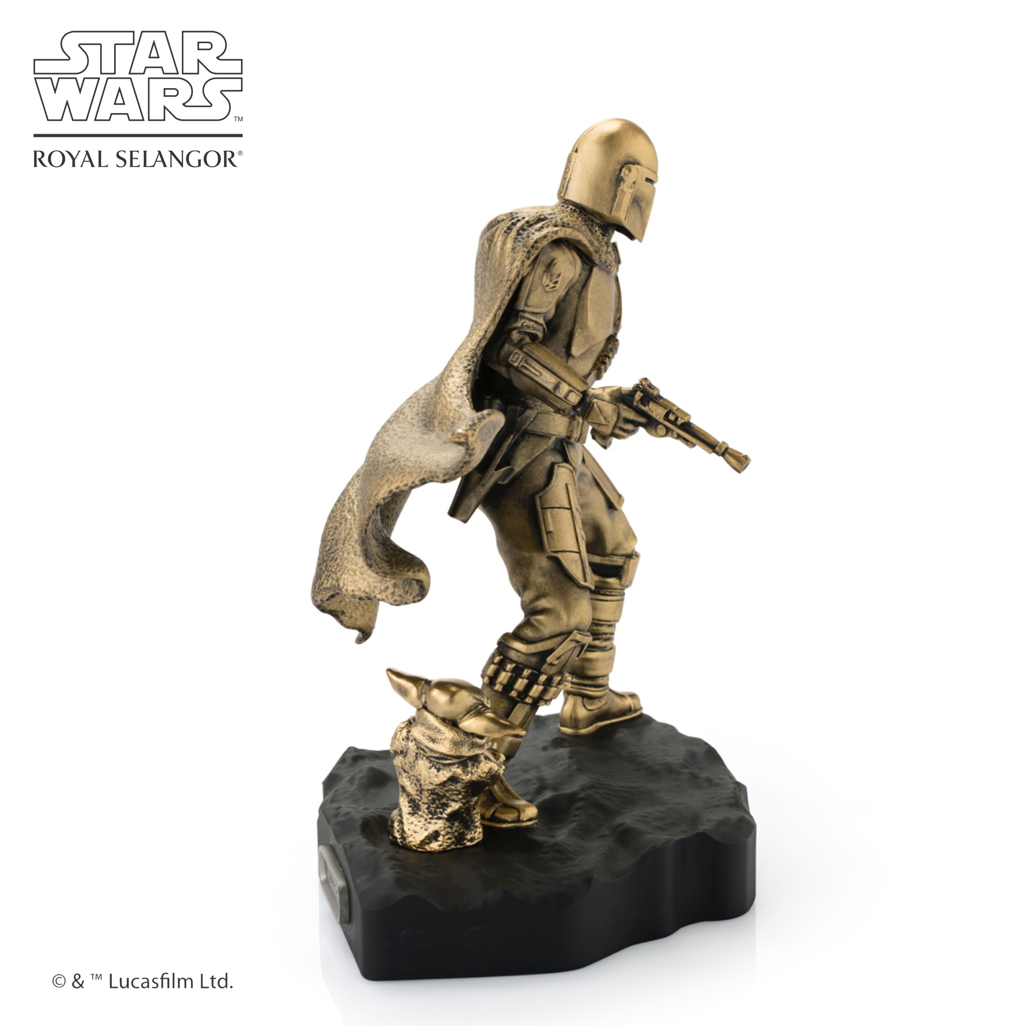 フィギュリン マンダロリアン ゴールドエディション (世界限定300体)