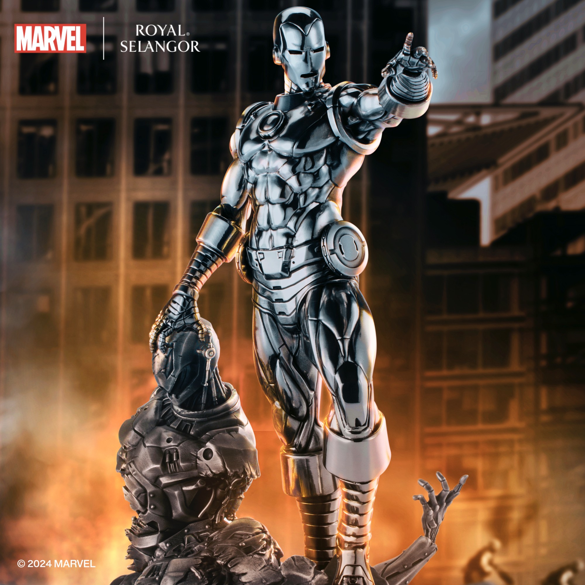 フィギュリン アイアンマン&ウルトロン リミテッドエディション (世界限定300体)